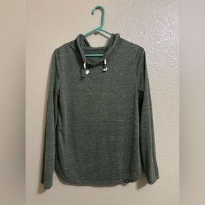 Cora Green Long Sleeve Hooded Tee